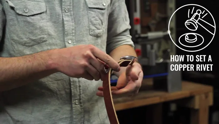 Burnish the edges of the collar (refer to the linked video for instructions).