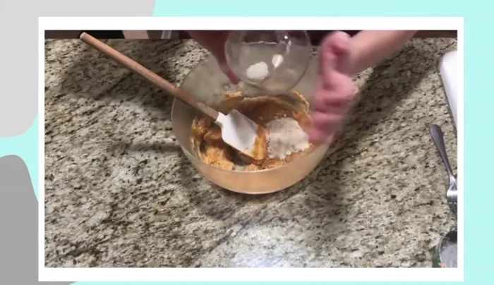 Form and bake cat treats: Roll the dough into small balls, flatten slightly with a fork, and bake at 350°F (175°C) until golden brown.