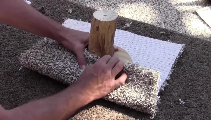 Attach the platforms to the upright posts using screws.