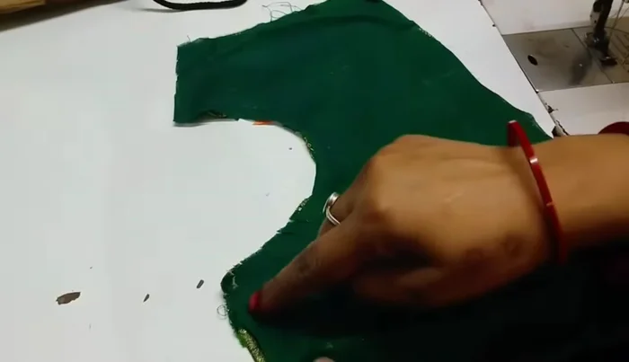 Join the shoulder and leg pieces to the main garment pieces.