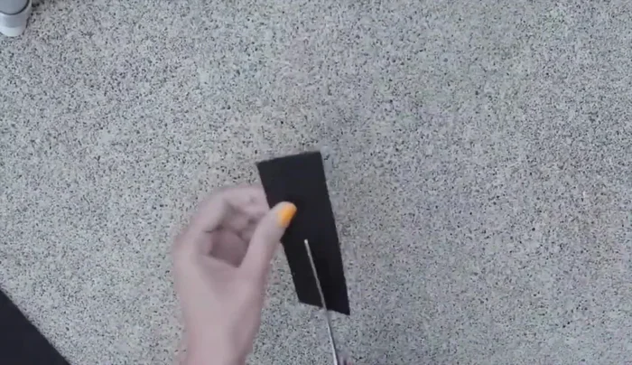 Measure and cut the body band to fit the dog, and glue ribbon to each end for tying.