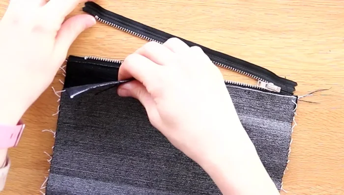 Repeat steps 4-5 for the other half of the zip.