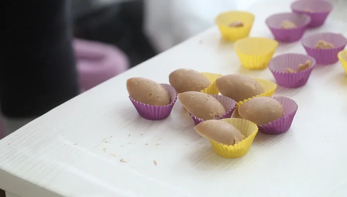 Hide the treats for an Easter egg hunt!