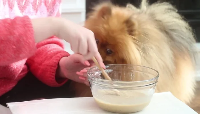 Add carob powder (optional) for a dog-safe chocolate alternative.