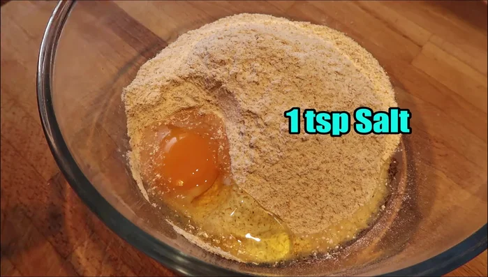 Mix all ingredients thoroughly until a dough forms. Knead into a ball.