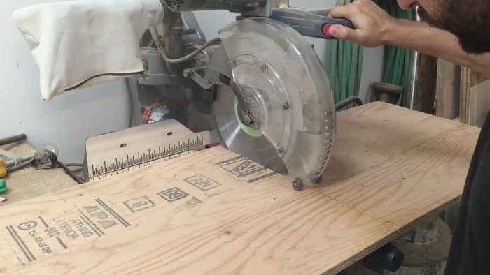 Cut a rabbit on the bottom inside edge of each side piece to receive the plywood.