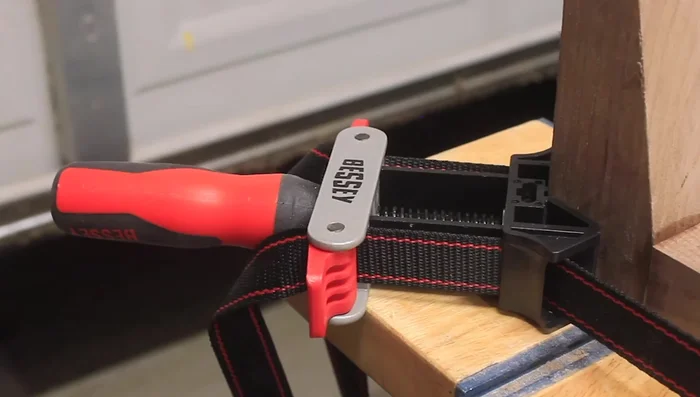 Cut the opening on the front of the dog bed (ideally before assembling the box).