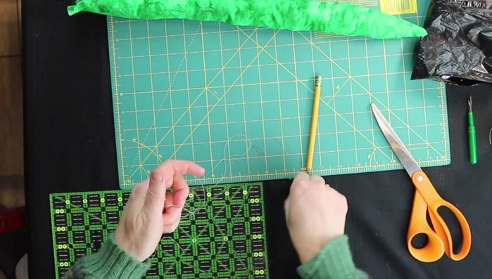 Sew the opening shut: Use a strong thread to securely close the opening using a ladder stitch, pinching the fabric slightly.