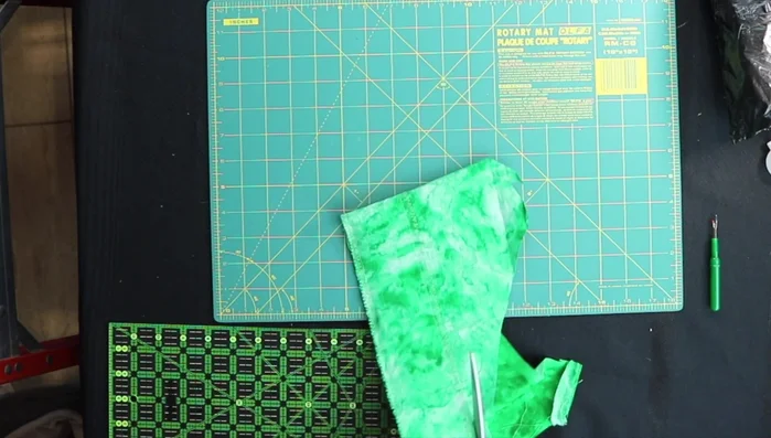 Turn inside out: Turn the fabric inside out, using fingers or a pokey tool if needed.