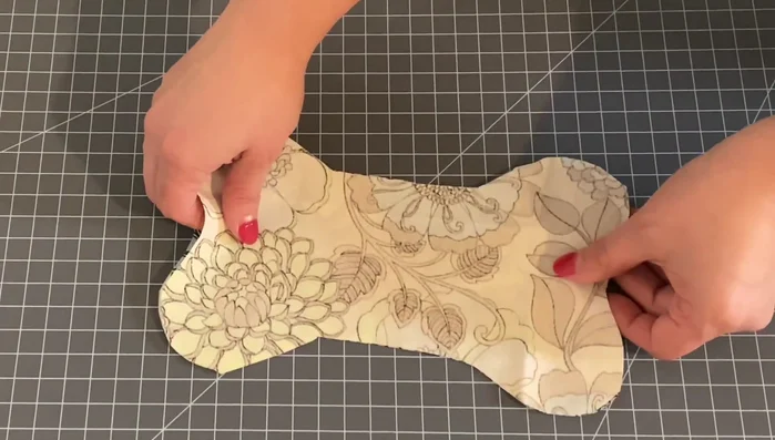 Stitch around the perimeter, leaving the opening.