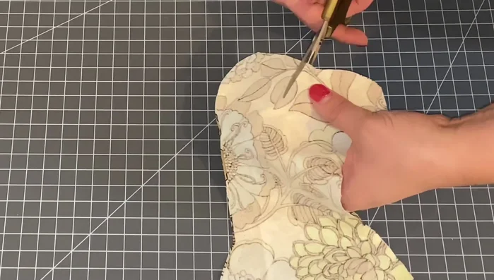 Turn the fabric right side out using a tool like a chopstick if necessary. Iron flat.