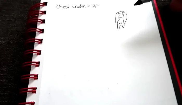 Determine the desired shirt length.