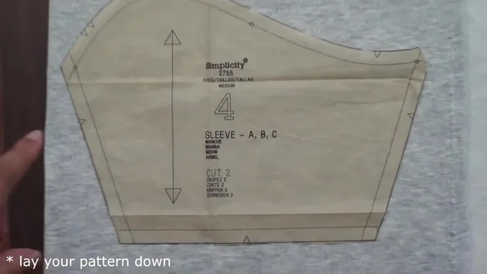 Cut out the pattern pieces. Consider color blocking for a unique look.