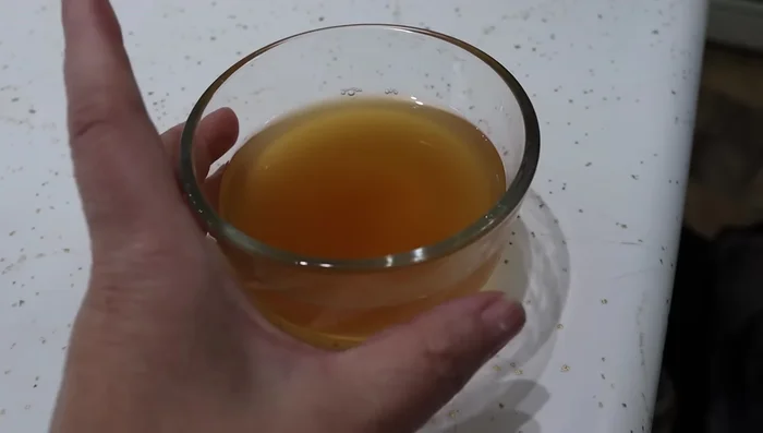 Add 1/4 cup raw apple cider vinegar.