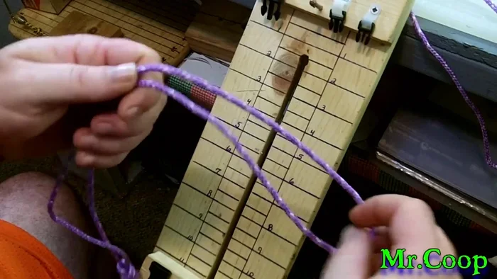 Attach the other end of the rope to the leash.