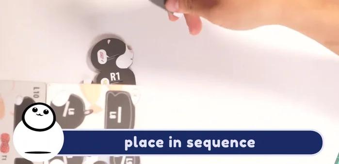 Put the A bar and B bar into their slots.