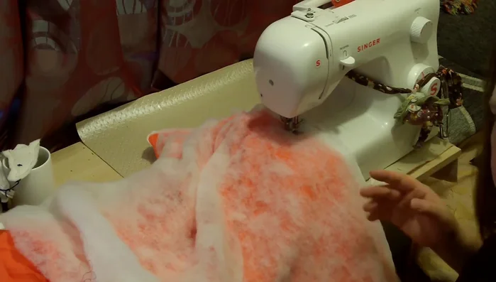 Turn right side out: Turn the rectangle inside out through the gap you left.