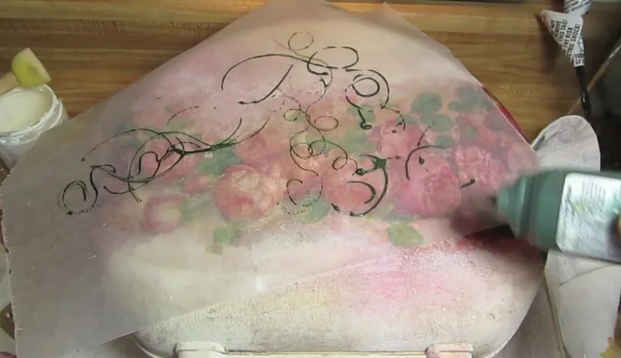 Apply puffy paint (or 3D paint) to create decorative elements.