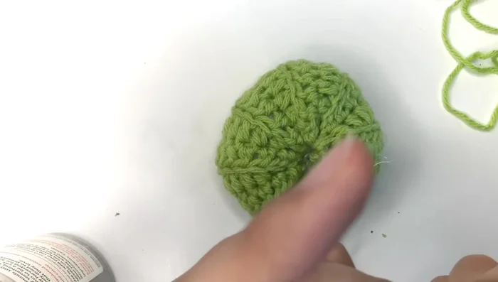 Close the top opening with the same sewing technique as step 6.