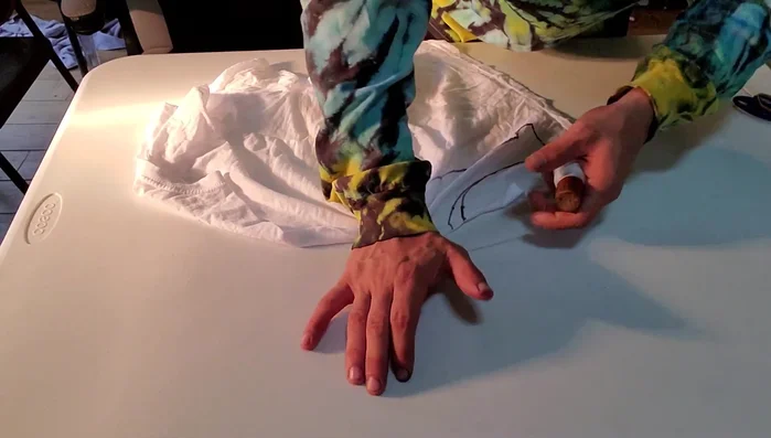 Wrap the tied section three or four times and pull until it stops. Repeat this process three times.