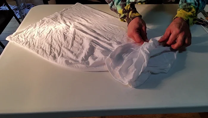 Line up your inside collar.