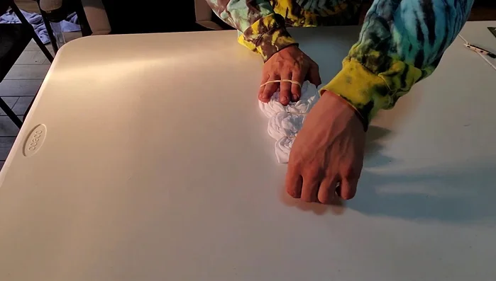 Dye the fabric (instructions not included in this video).