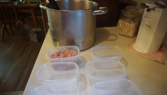 Freeze: Transfer the mixture into containers and freeze.