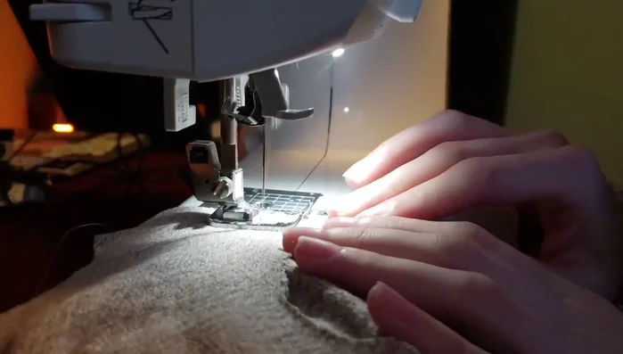 Sew the pieces together (right sides together, ¼ inch seam allowance).