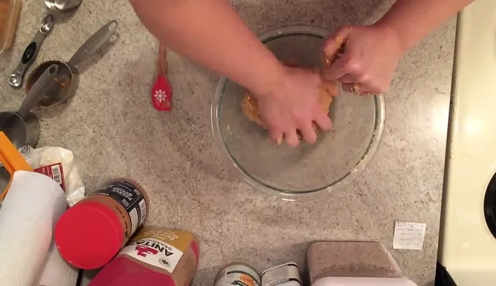Roll out the dough and cut into squares (or desired shapes) using a pizza cutter.