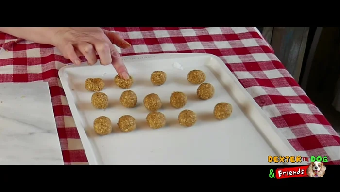 Optional: Make a small dimple in each treat with your finger.