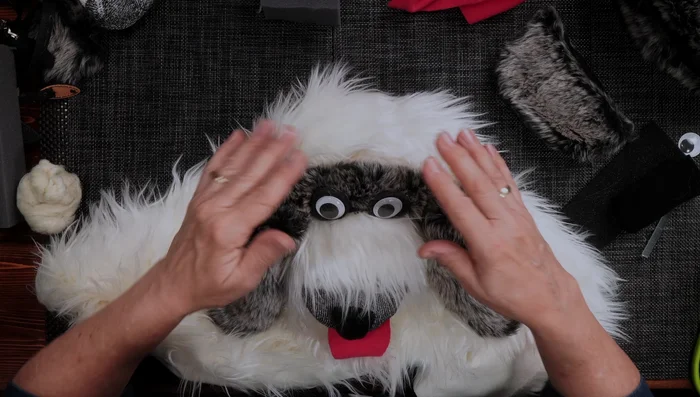 Use a marker to add details, such as a line on the tongue.