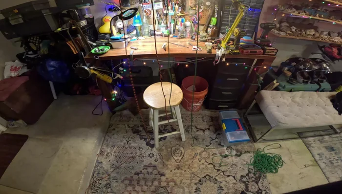 Prepare the Paracord: Use two long strands and several shorter ones. Tie a half-hitch knot combining the long strands and a shorter one.