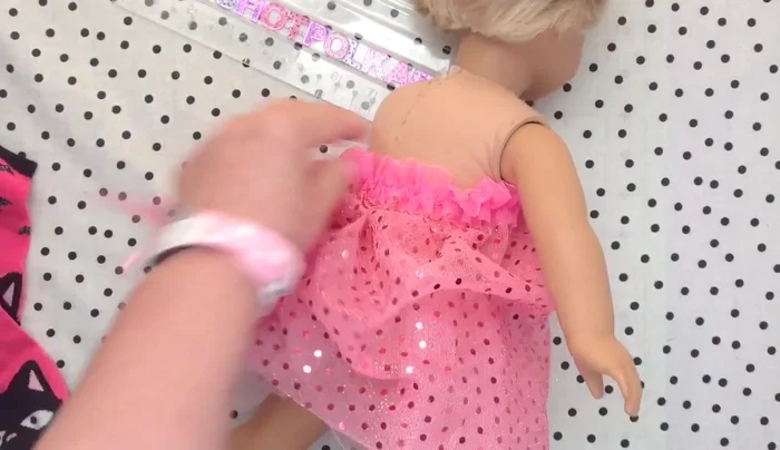 Make sleeves: Use leftover fabric to make simple sleeves and attach them to the dress.