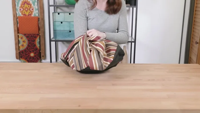 Close the velcro flap.