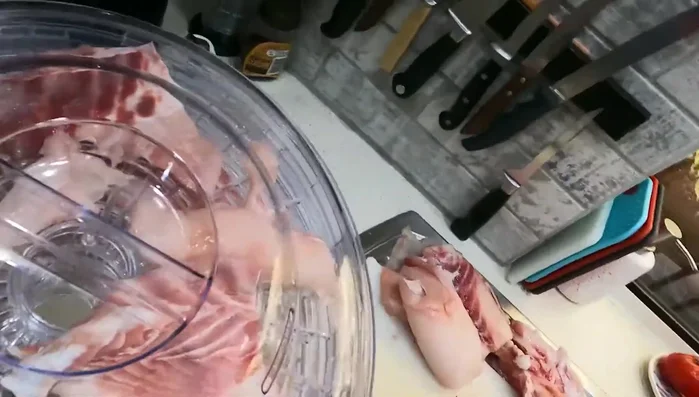 Place the dehydrator in a well-ventilated area (like a laundry room with the window open) to reduce odor during the dehydration process.