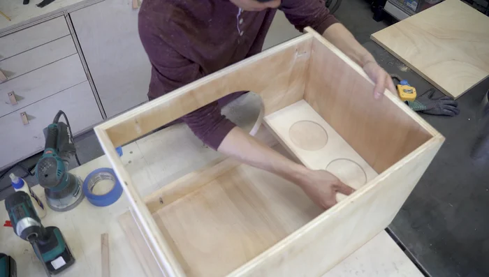 Attach the Dog Bowl Shelf