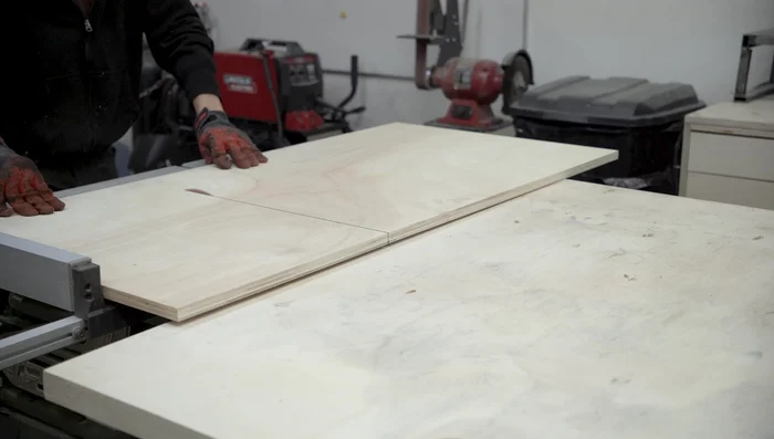 Cut Plywood Pieces