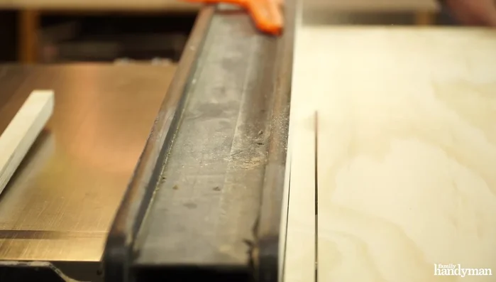 Cut cleats: Two 34 1/2" pieces for front and back, and two 24" pieces for the sides.