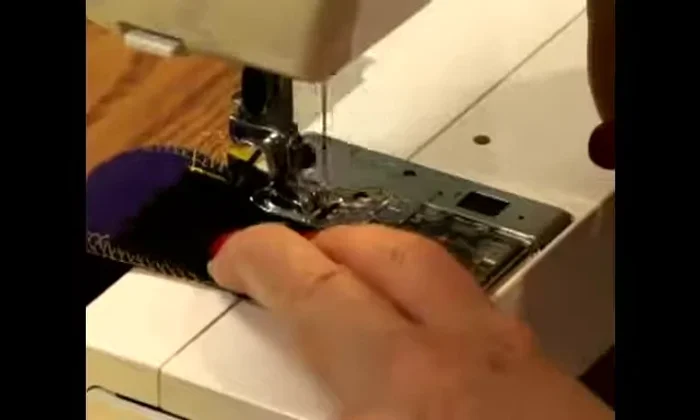 Repeat step 5 at each edge, ensuring thorough backstitching to reinforce the seam.