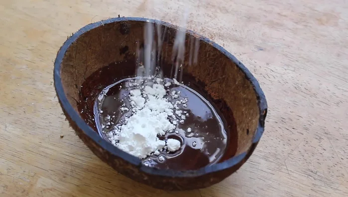 Add in the puffed quinoa and mix well.